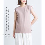 【OMNES】製品洗いコットン ノースリーブTシャツ | haptic | 詳細画像8