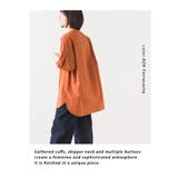 【OMNES】コットンスラブ製品洗い タックボリューム半袖シャツプルオーバー | OMNES | 詳細画像10