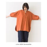 【OMNES】コットンスラブ製品洗い タックボリューム半袖シャツプルオーバー | OMNES | 詳細画像7