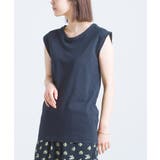 005-ブラック | 【OMNES】製品洗いコットン ノースリーブTシャツ | haptic