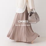 【OMNES】レーヨンとろみフレアスカート | haptic | 詳細画像1