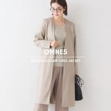 ストレッチカチオン ノーカラージャケット | OMNES | 詳細画像1