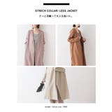 ストレッチカチオン ノーカラージャケット | OMNES | 詳細画像2
