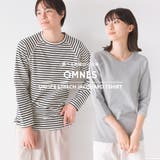 【OMNES】ストレッチジャガード クルーネック長袖&六分袖Tシャツ | haptic | 詳細画像1