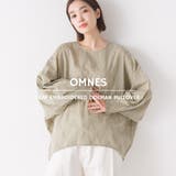 【OMNES】リーフ刺繍ドルマンプルオーバー | haptic | 詳細画像1