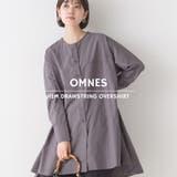 【OMNES】裾ドローストリングオーバーシャツ | OMNES | 詳細画像1 