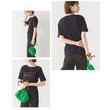 汗染み防止リブロゴプリント半袖Tシャツ Je mets | OMNES | 詳細画像7