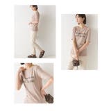 汗染み防止リブロゴプリント半袖Tシャツ Je mets | OMNES | 詳細画像9