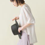 008-エクリュ | 【OMNES】接触冷感レーヨンナイロン オーバーサイズ半袖プルオーバー | OMNES