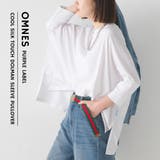 【OMNES】冷感シルクタッチ ドルマンスリーブ6分袖プルオーバー | OMNES | 詳細画像1 