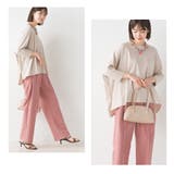 【OMNES】冷感シルクタッチ ドルマンスリーブ6分袖プルオーバー | OMNES | 詳細画像15 