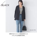 製品染め コットンノーカラージャケット | OMNES | 詳細画像3