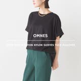 【OMNES】接触冷感レーヨンナイロン袖タック半袖プルオーバー | OMNES | 詳細画像1