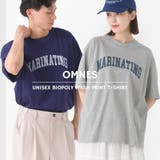 【OMNES】ユニセックス バイオポリウォッシュプリント半袖Tシャツ | OMNES | 詳細画像1