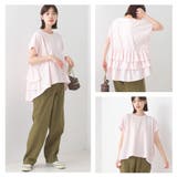 【OMNES】バイオポリウォッシュバックフリルプルオーバーTシャツ | OMNES | 詳細画像12