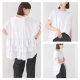 【OMNES】バイオポリウォッシュバックフリルプルオーバーTシャツ | OMNES | 詳細画像4