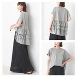 【OMNES】バイオポリウォッシュバックフリルプルオーバーTシャツ | OMNES | 詳細画像7