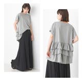 【OMNES】バイオポリウォッシュバックフリルプルオーバーTシャツ | OMNES | 詳細画像8
