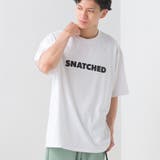 901-ホワイトA | 【OMNES】ユニセックス バイオポリウォッシュプリント半袖Tシャツ | OMNES