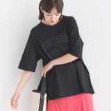 909-ブラックD | 【OMNES】ユニセックス バイオポリウォッシュプリント半袖Tシャツ | OMNES