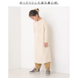 【OMNES】キッズ ハニカムストレッチワッフル切り替えヘンリーワンピース | OMNES | 詳細画像5