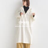 【OMNES】40ブロード フード付きポンチョコート | OMNES | 詳細画像1