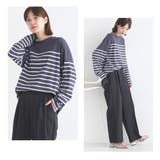 【OMNES】パネルボーダーコットン長袖Tシャツ | OMNES | 詳細画像13