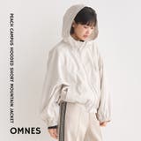 【OMNES】ピーチキャンパス フード付きショートマウンテンジャケット | OMNES | 詳細画像1