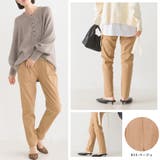 スーパーストレッチツイルタックパンツ レギュラー&裏起毛 | OMNES | 詳細画像9
