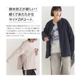 【OMNES】撥水加工ステッチレスサイドZIPコート | OMNES | 詳細画像2