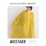 【OMNES】コットンボイル 袖ボリュームギャザーワンピース | OMNES | 詳細画像11