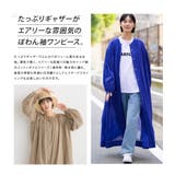 【OMNES】コットンボイル 袖ボリュームギャザーワンピース | OMNES | 詳細画像2