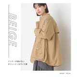 【OMNES】撥水加工ナイロン裾ドローコードAラインブルゾン | OMNES | 詳細画像11