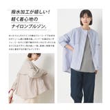 【OMNES】撥水加工ナイロン裾ドローコードAラインブルゾン | OMNES | 詳細画像2
