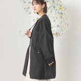 005-ブラック | 【OMNES】撥水加工ナイロンノーカラー裾ドローコードブルゾン | OMNES