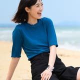 【zootie】ハーフスリーブメローリブプルオーバー 半袖 | OMNES | 詳細画像1