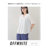 【OMNES】接触冷感 スキッパーブラウス | OMNES | 詳細画像3