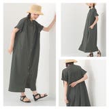 【OMNES】接触冷感 前開きシャツワンピース | OMNES | 詳細画像12