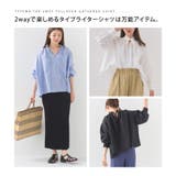 【OMNES Supremo】タイプライター2WAYプルオーバーギャザーシャツ | OMNES | 詳細画像2