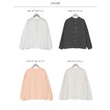 【OMNES】綿サテンガーゼ 袖タック長袖ブラウス | OMNES | 詳細画像13