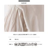 【OMNES】綿サテンガーゼ 袖タック長袖ブラウス | OMNES | 詳細画像14