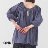 【OMNES】コットンジャガード2WAYプルオーバーブラウス | OMNES | 詳細画像1