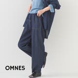 【OMNES】シャンブレーテーパードイージーパンツ | OMNES | 詳細画像1