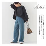 【OMNES】12oz ウォッシュ加工ハイウエストルーズワイドデニムパンツ | OMNES | 詳細画像3 