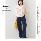 【OMNES】12oz ウォッシュ加工ハイウエストルーズワイドデニムパンツ | OMNES | 詳細画像7 