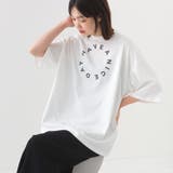 000-ホワイト | 【OMNES】きれいめロゴプリントTシャツ HAVE A NICEDAY | OMNES