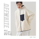 【OMNES】ボアジップスタンドフードオーバーサイズブルゾン | OMNES | 詳細画像3