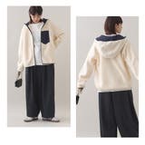 【OMNES】ボアジップスタンドフードオーバーサイズブルゾン | OMNES | 詳細画像4