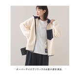 【OMNES】ボアジップスタンドフードオーバーサイズブルゾン | OMNES | 詳細画像6
