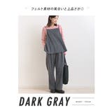 【OMNES】フェルトキャミソール&ワイドパンツ 2WAYセットアップ | OMNES | 詳細画像9